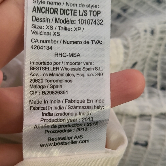 Vero Moda blouse size XS-S - Picture 9 of 10